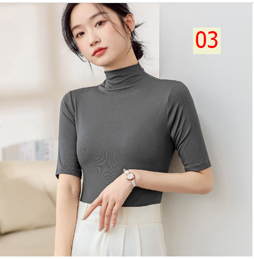 24HA267.01 - ÁO TAY LỬNG CỔ 3P NỮ