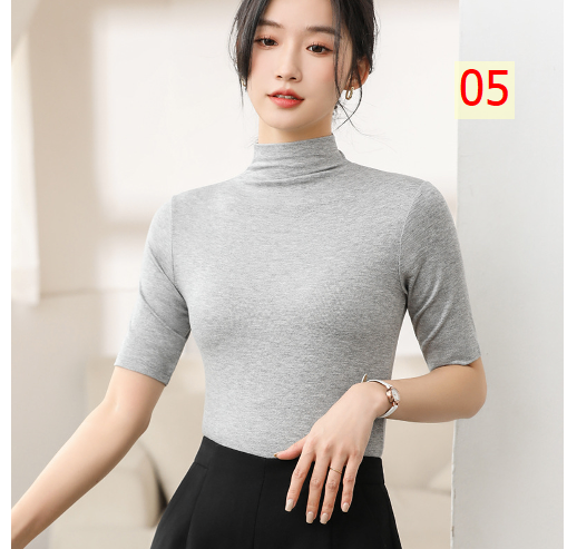24HA267.01 - ÁO TAY LỬNG CỔ 3P NỮ