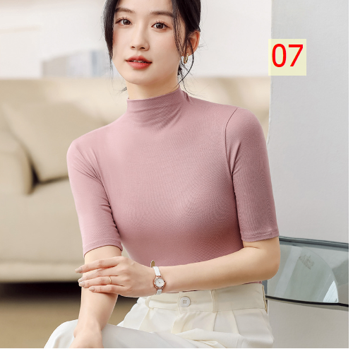 24HA267.01 - ÁO TAY LỬNG CỔ 3P NỮ