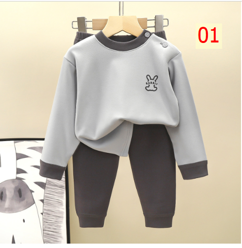 24HA267.06 - BỘ NỈ ẤM RABBIT CHO BÉ