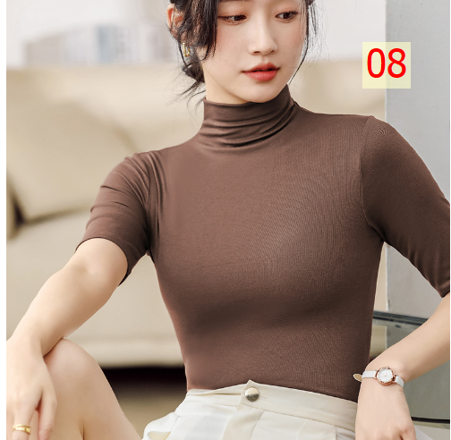 24HA267.01 - ÁO TAY LỬNG CỔ 3P NỮ