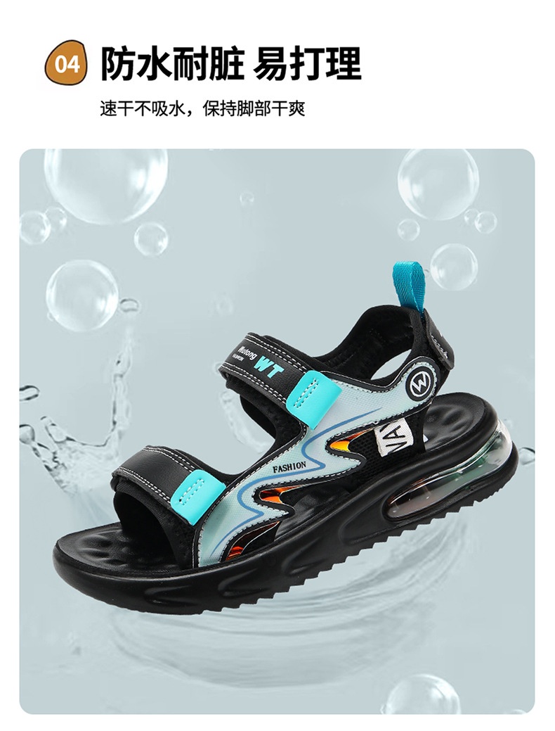 24HA39.14 - SANDAL BÉ TRAI SIZE ĐẠI