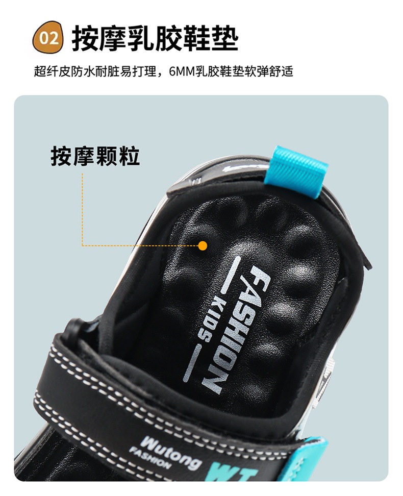 24HA39.14 - SANDAL BÉ TRAI SIZE ĐẠI