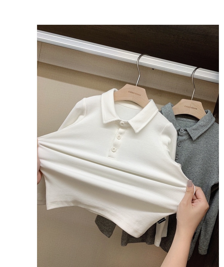 24HA287.09 - ÁO POLO DÀI TAY CHO BÉ