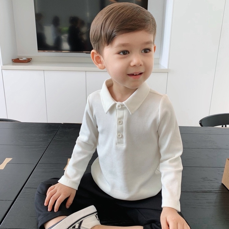 24HA287.09 - ÁO POLO DÀI TAY CHO BÉ