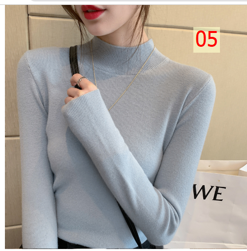 24HA287.22 - ÁO LEN GIỮ NHIỆT NỮ CỔ 3 PHÂN