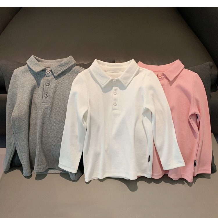 24HA287.09 - ÁO POLO DÀI TAY CHO BÉ
