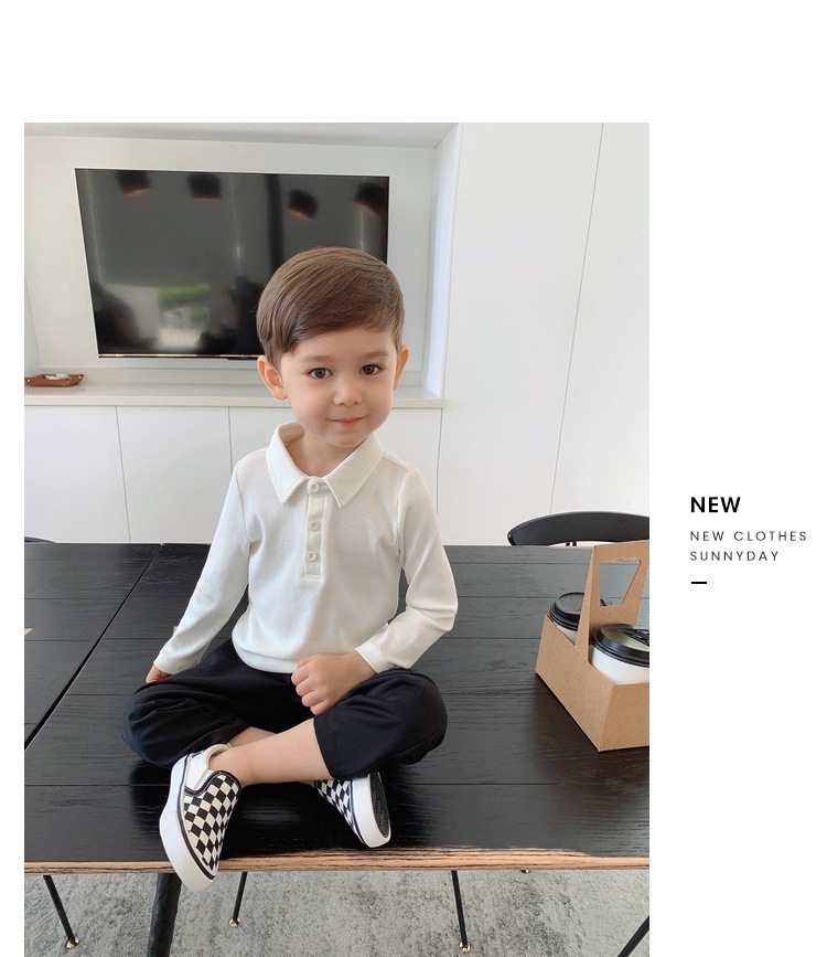 24HA287.09 - ÁO POLO DÀI TAY CHO BÉ