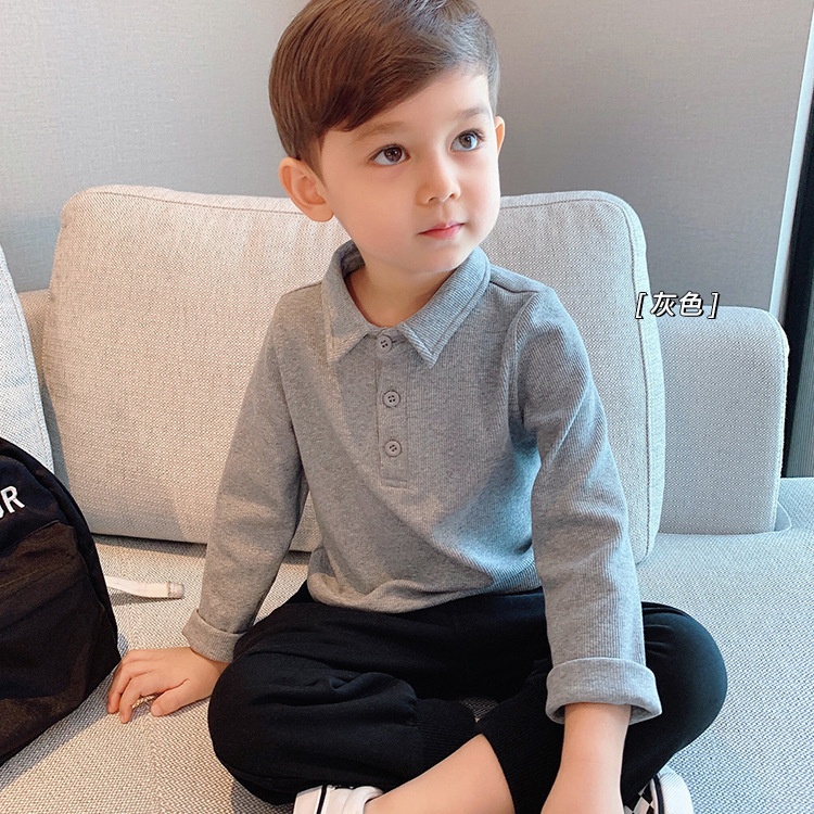 24HA287.09 - ÁO POLO DÀI TAY CHO BÉ