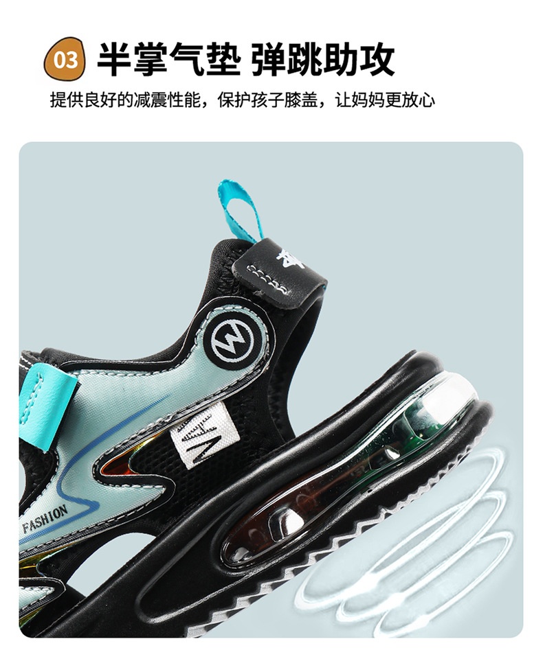 24HA39.14 - SANDAL BÉ TRAI SIZE ĐẠI