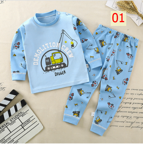 24HA297.07 - BỘ COTTON MẶC NHÀ CHO BÉ
