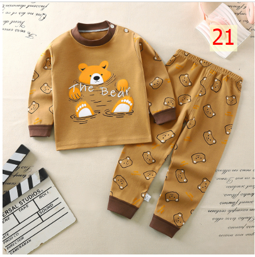 24HA297.08 - BỘ COTTON MẶC NHÀ CHO BÉ