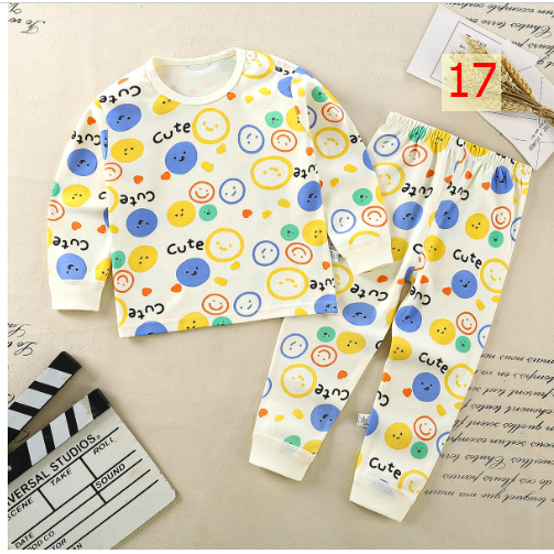 24HA297.07 - BỘ COTTON MẶC NHÀ CHO BÉ