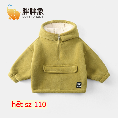 24HA297.15 - ÁO NỈ FULL LÔNG CỪU HÃNG ELEPHANT CHO BÉ