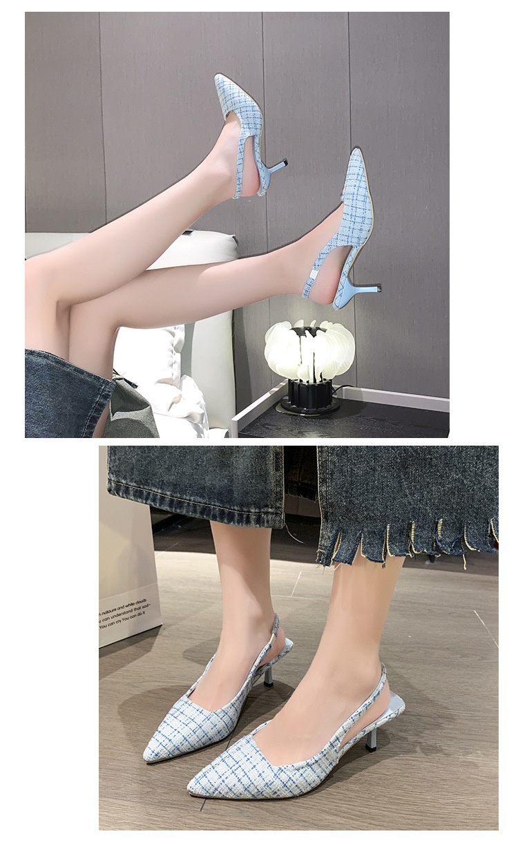 24HA297.13 - CAO GÓT MŨI NHỌN HỞ GÓT HOẠ TIẾT KẺ