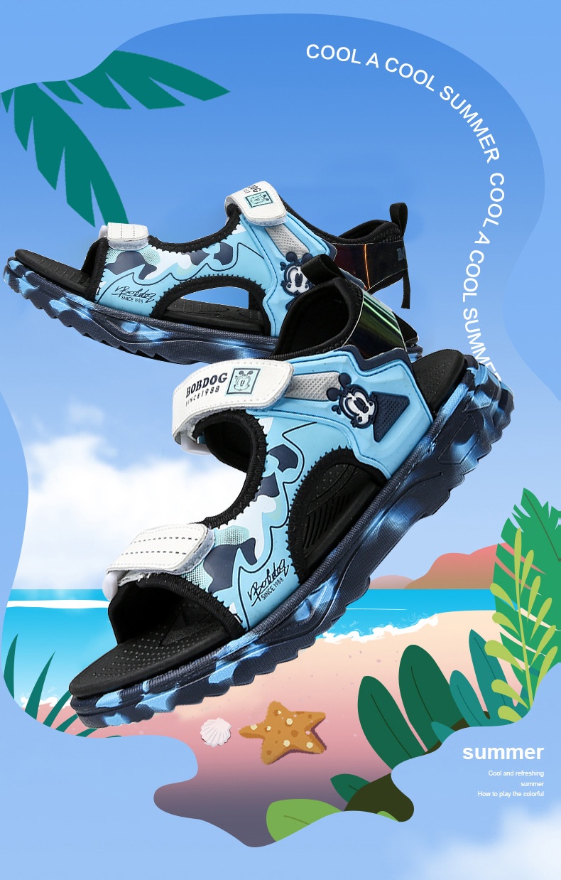 24HA297.03 - SANDAL SIÊU NHẸ HÃNG BOBDOG CHO BÉ