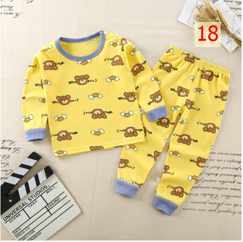 24HA297.07 - BỘ COTTON MẶC NHÀ CHO BÉ