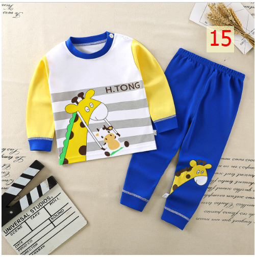 24HA297.07 - BỘ COTTON MẶC NHÀ CHO BÉ