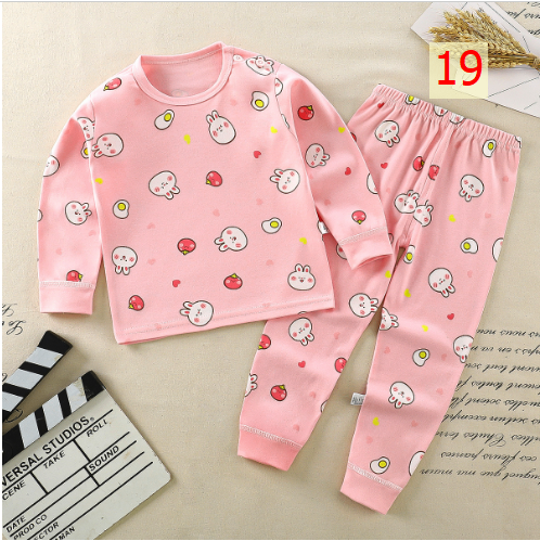 24HA297.08 - BỘ COTTON MẶC NHÀ CHO BÉ