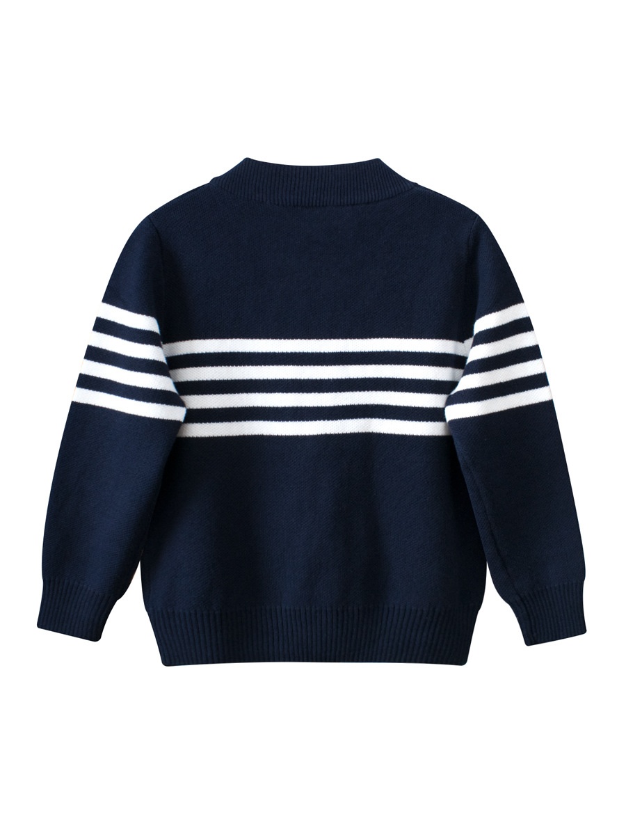 24HA297.04 - ÁO LEN CARDIGAN BÉ TRAI HÃNG 27KIDS