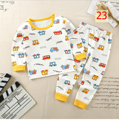 24HA297.08 - BỘ COTTON MẶC NHÀ CHO BÉ