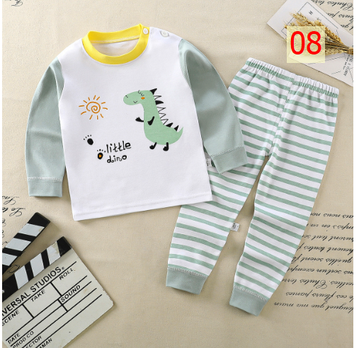 24HA297.07 - BỘ COTTON MẶC NHÀ CHO BÉ