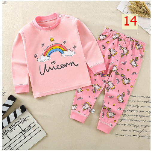 24HA297.07 - BỘ COTTON MẶC NHÀ CHO BÉ
