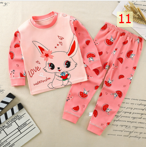 24HA297.07 - BỘ COTTON MẶC NHÀ CHO BÉ