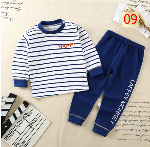 24HA297.07 - BỘ COTTON MẶC NHÀ CHO BÉ