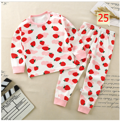 24HA297.08 - BỘ COTTON MẶC NHÀ CHO BÉ