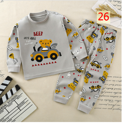 24HA297.08 - BỘ COTTON MẶC NHÀ CHO BÉ