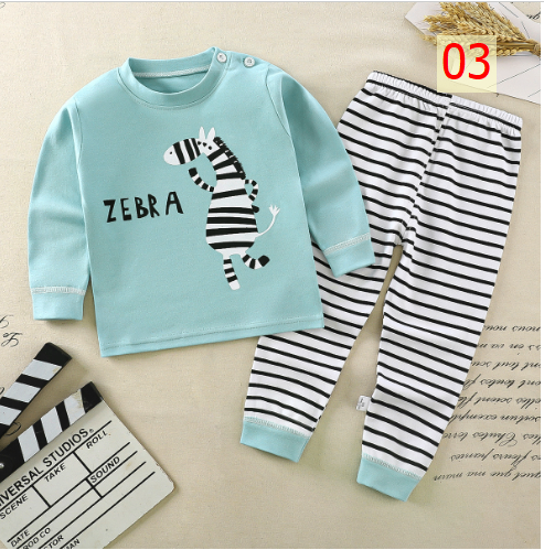 24HA297.07 - BỘ COTTON MẶC NHÀ CHO BÉ