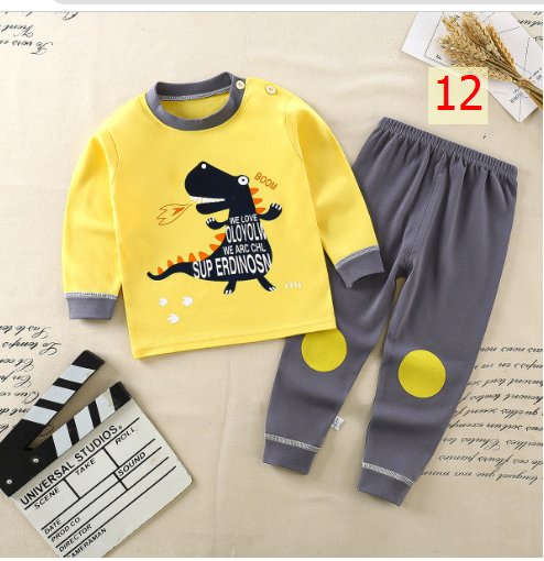 24HA297.07 - BỘ COTTON MẶC NHÀ CHO BÉ
