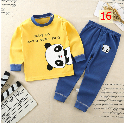 24HA297.07 - BỘ COTTON MẶC NHÀ CHO BÉ