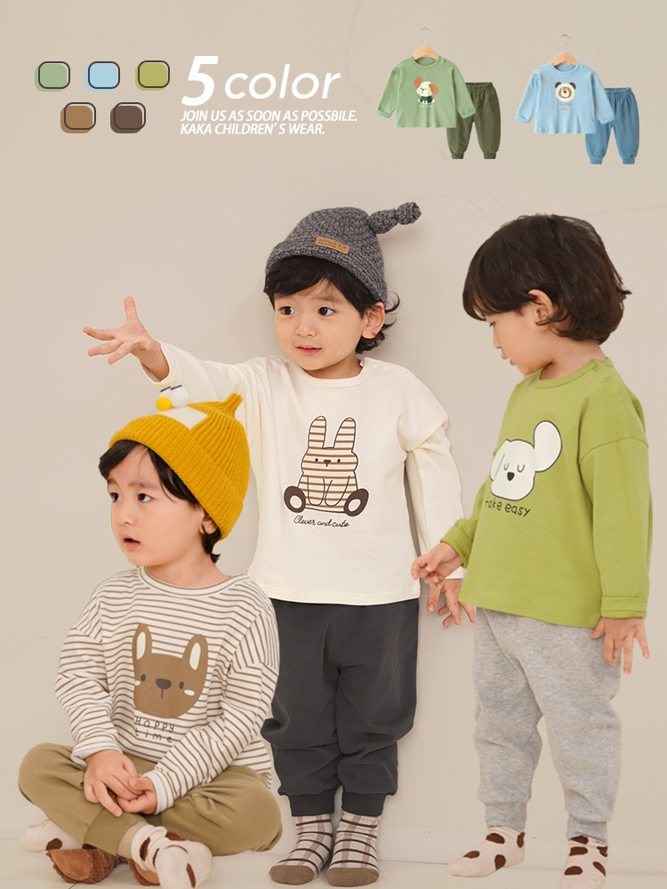 24HA297.06 - BỘ DÀI TAY CHO BÉ CUTE PANDA'S
