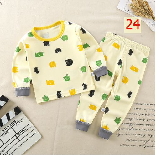 24HA297.08 - BỘ COTTON MẶC NHÀ CHO BÉ