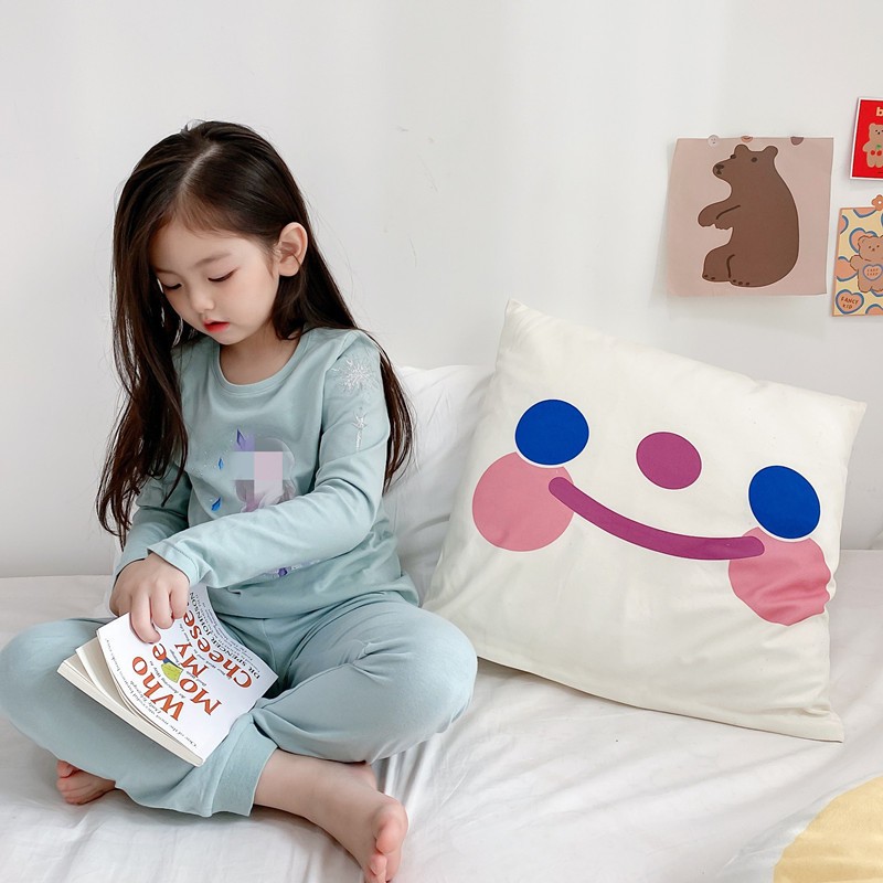 24HA317.08 - BỘ DÀI TAY ELSA MẶC NHÀ CHO BÉ