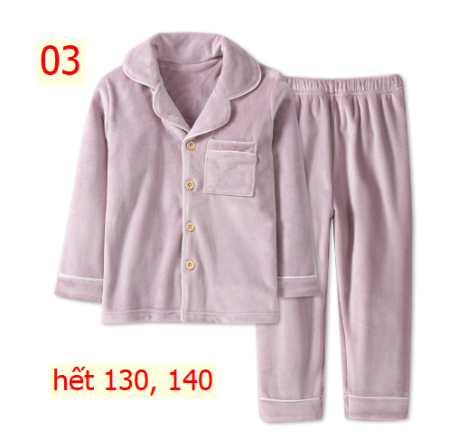 24HA317.14 - BỘ PIZAMA NHUNG MAMDADKIDS MẸ CON