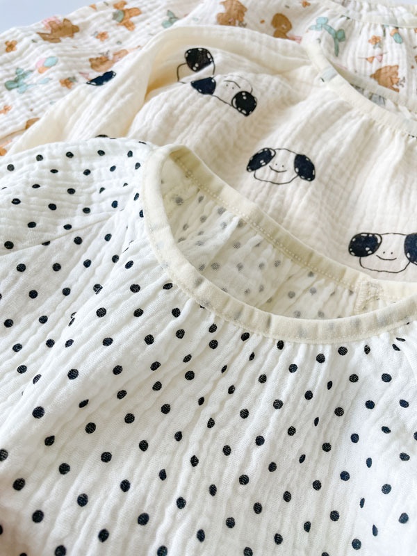 24HA18.14 - BỘ XÔ MUSLIN QCCC CHO BÉ