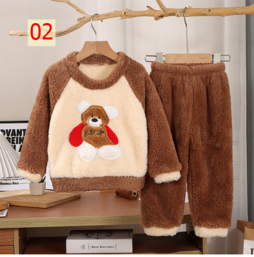 24HA18.16 - BỘ LÔNG HOẠT HÌNH CHO BÉ