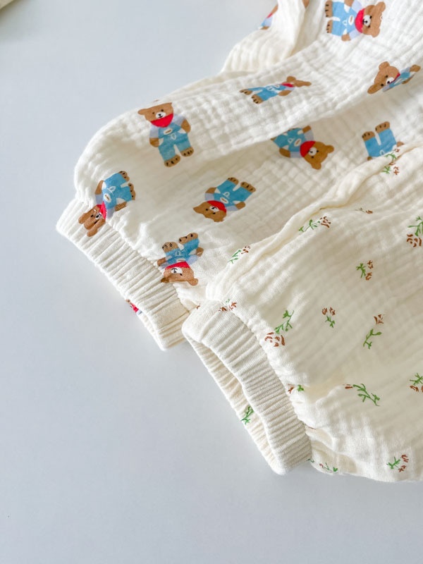 24HA18.14 - BỘ XÔ MUSLIN QCCC CHO BÉ