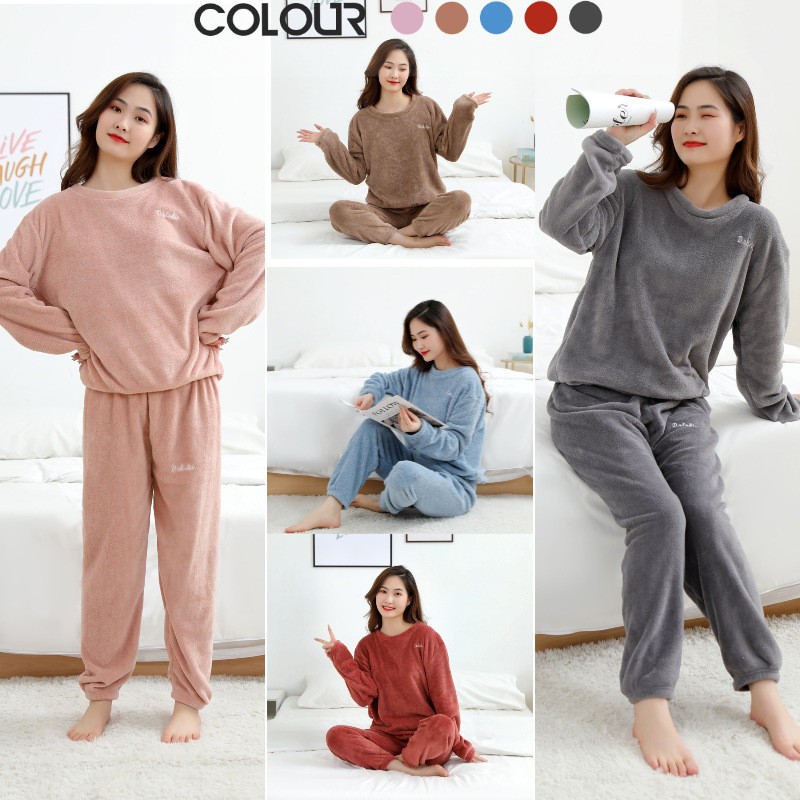 24HA28.28 - BỘ LÔNG MẶC NHÀ CHO NỮ