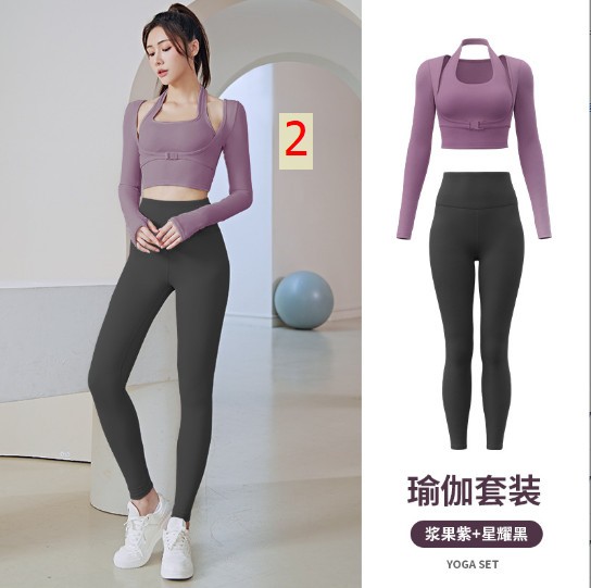 24HA28.27 - BỘ TẬP YOGA DÀI TAY NỮ