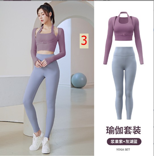 24HA28.27 - BỘ TẬP YOGA DÀI TAY NỮ
