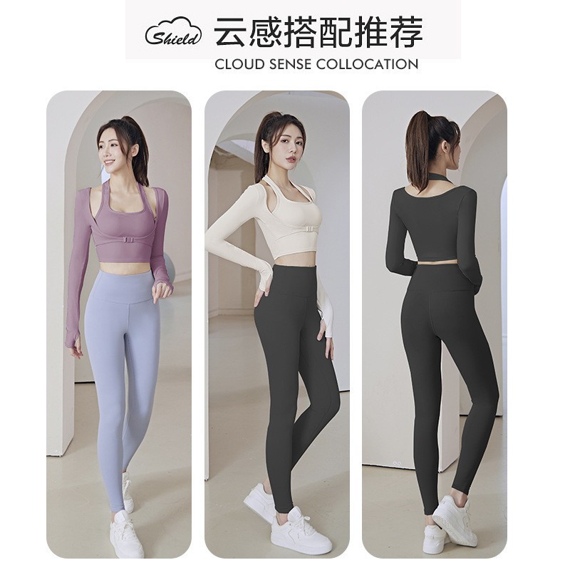24HA28.27 - BỘ TẬP YOGA DÀI TAY NỮ