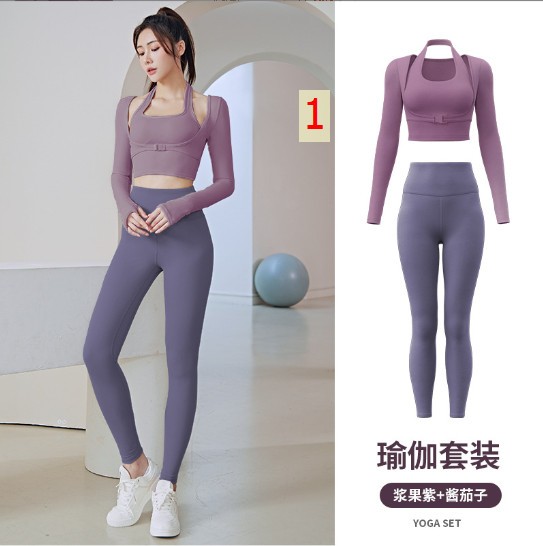 24HA28.27 - BỘ TẬP YOGA DÀI TAY NỮ