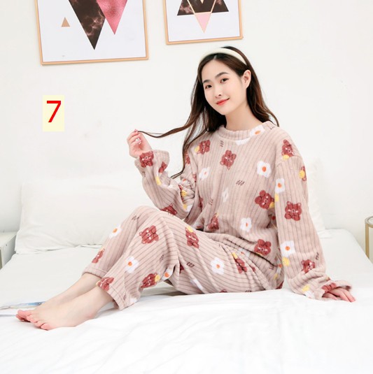 24HA28.28 - BỘ LÔNG MẶC NHÀ CHO NỮ