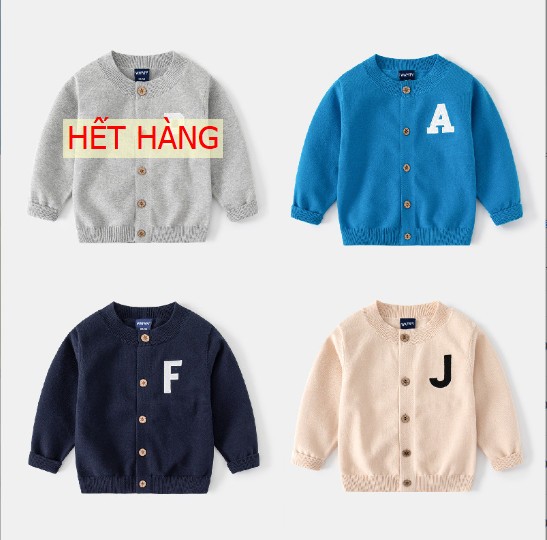 24HA28.06 - ÁO KHOÁC CARDIGAN LEN CHO BÉ WAPPY