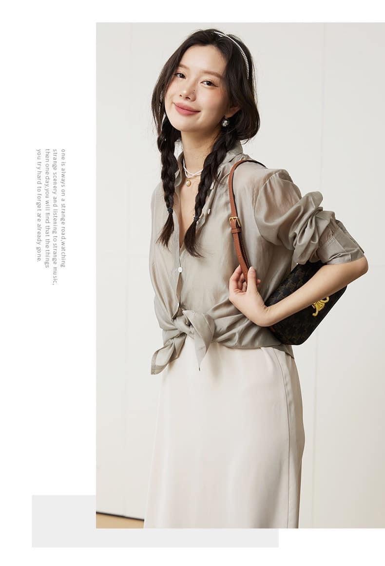 24HA38.16 - ÁO SƠ MI TENCEL