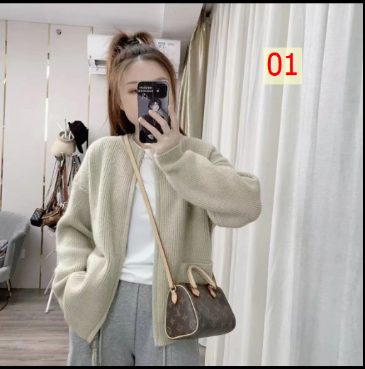 24HA38.25 - ÁO KHOÁC LEN CARDIGAN